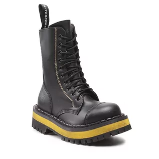 Botki damskie - Altercore Trapery 353 Vegan Black/Yellow - grafika 1