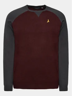 Brave Soul Sweter MK-230HIGGS Bordowy Regular Fit - Swetry męskie - miniaturka - grafika 1