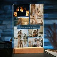 Ramki na zdjęcia - Lampka ramka XL z wydrukiem na szkle akrylowym i podświetleniem LED - miniaturka - grafika 1