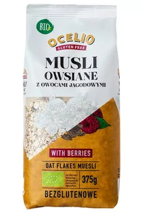 Ocelio Bezglutenowe musli z owocami jagodowymi 375 g Bio - Płatki śniadaniowe i musli - miniaturka - grafika 1