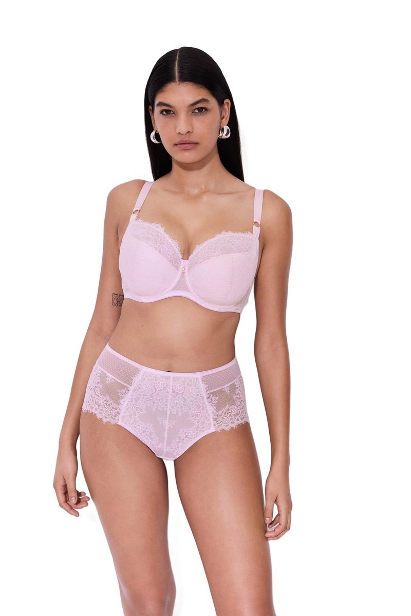 Biustonosz Modelujący Półusztywniany Hush Blush PU różowy Alles 90H