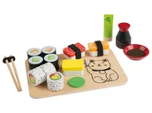 Zabawki kreatywne - Playtive Zestaw drewnianych produktów spożywczych do zabawy (Zestaw do sushi) - miniaturka - grafika 1
