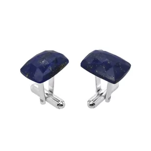 Spinki do mankietów Lapis Lazuli (S1168) Srebro [925] - Spinki do mankietów i krawatów - miniaturka - grafika 1