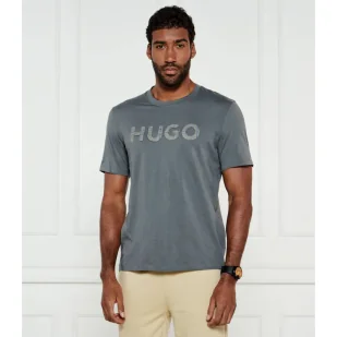 HUGO T-shirt Dulivio_U244 Regular Fit - Koszulki męskie - miniaturka - grafika 1