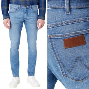 Wrangler BRYSON SKINNY Halt DżINS MĘSKIE SPODNIE JEANSOWE RURKI W27 L32 - Spodnie męskie - miniaturka - grafika 1