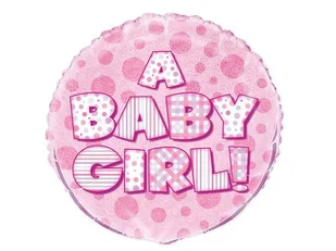 Balon foliowy na Baby Shower - 47 cm - Baby shower i roczek - miniaturka - grafika 1