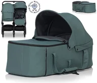 Akcesoria do wózków - LEKKA MIĘKKA GONDOLA WKŁAD NIEMOWLĘCY DO WÓZKA EASYGO ECHO SAGE GREEN - miniaturka - grafika 1