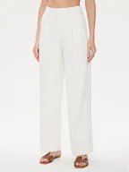 Spodnie damskie - United Colors Of Benetton Spodnie materiałowe 4KCMDF06H Écru Relaxed Fit - miniaturka - grafika 1