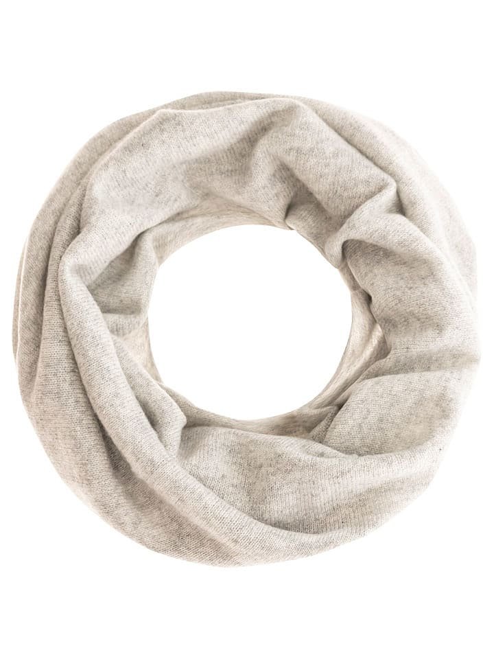 Zwillingsherz Kaszmirowy szal-koło w kolorze szarym