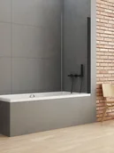 Parawany nawannowe - Parawan Nawannowy 60X140 Uniwersalny New Trendy New Soleo Black P-0069 - miniaturka - grafika 1