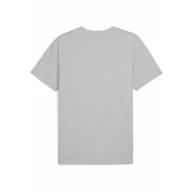 Koszulki sportowe męskie - Męska koszulka Essentials Elevated PUMA Light Gray Heather - miniaturka - grafika 1