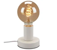 Lampy stojące - Briloner 7023-016 - Lampa stołowa TEEPU 1xE27/10W/230V biała - miniaturka - grafika 1