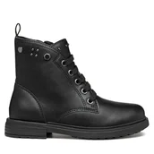 Buty dla dziewczynek - Kozaki Geox Jr Eclair J169QI 0003W C9999 D Czarny - miniaturka - grafika 1