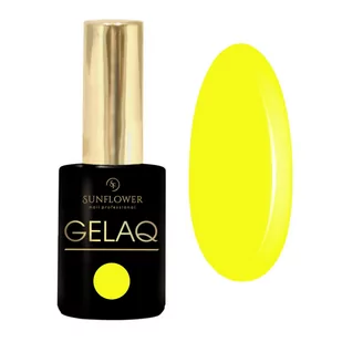Gelaq Nr 255   Neon     Lakier Hybrydowy UV - Neon Żółty - Lakiery hybrydowe - miniaturka - grafika 1