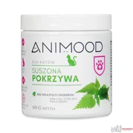 Pozostałe akcesoria dla kotów - ANIMOOD Pokrzywa suszona dla kota 60g - miniaturka - grafika 1