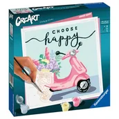 Zabawki kreatywne - Ravensburger Polska Polska Malowanka CreArt Choose Happy 5_820515 - miniaturka - grafika 1