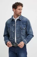 Kurtki męskie - Polo Ralph Lauren kurtka jeansowa męska kolor niebieski przejściowa 710931934 - miniaturka - grafika 1