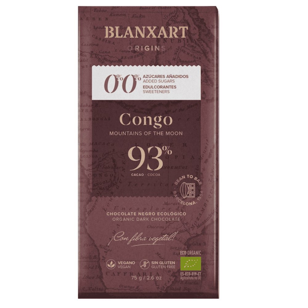 Blanxart czek. ciemna Congo 93% bez cukru 75g