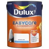 Farby wewnętrzne - Dulux Farba lateksowa EasyCare Plamoodporna Neutralna Biel 5 l - miniaturka - grafika 1
