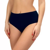 Majtki damskie - LAMA Figi Damskie Wysokie GRANATOWE r. L, 2 szt. - miniaturka - grafika 1