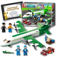 Klocki - Samolot Transportowy LOTNISKO AVIATION 383 El. KLOCKI SLUBAN B0371 + DYPLOM - miniaturka - grafika 1