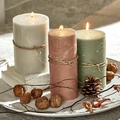 Świece - Świeca, zestaw 3 szt. Salis - miniaturka - grafika 1