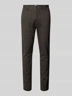 Spodnie męskie - Chinosy o kroju slim fit z mieszanki wiskozy model ‘MARK’ - miniaturka - grafika 1