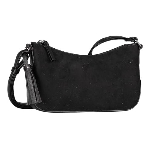 Gabor bags Anthea damska torba na ramię Crossbody Bag średnia, czarny, m
