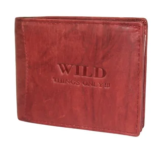 Portfel Męski Skórzany WILD Skóra Licowa Duży Poziomy Bez Zapięcia 5678 12.5 x 10 x 2 [cm] - Portfele - miniaturka - grafika 1