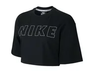 Koszulki i topy damskie - Koszulka Nike Air Krótka Cropped T-shirt CJ3059-010 L - miniaturka - grafika 1