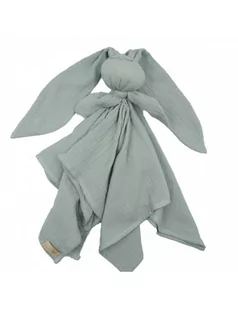 Baby in World Hug Me Bunny pieluszka muślinowa królik mięta - Zawieszki dla dzieci i niemowląt - miniaturka - grafika 1