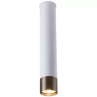 Lampy sufitowe - Amplex Eido I lampa podsufitowa 1x50W biała/patyna 8251 - miniaturka - grafika 1