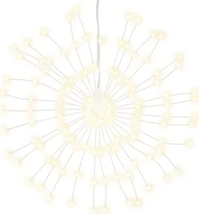 vidaXL Lampki choinkowe fajerwerki 140 LED ciepły biały 17 cm - Oświetlenie świąteczne - miniaturka - grafika 1