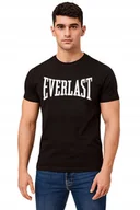 Koszulki męskie - Męska koszulka Everlast t-shirt bawełniany TMB001-01 czarny L - miniaturka - grafika 1