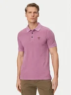 Koszulki męskie - Aeronautica Militare Polo 261PO1925UP00406 Fioletowy jasny Regular Fit - miniaturka - grafika 1