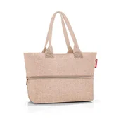 Torebki damskie - Reisenthel Shopper e1 Safari Sand - duża torba z wysokiej jakości tkaniny poliestrowej, Twist Coffee, jeden rozmiar - miniaturka - grafika 1