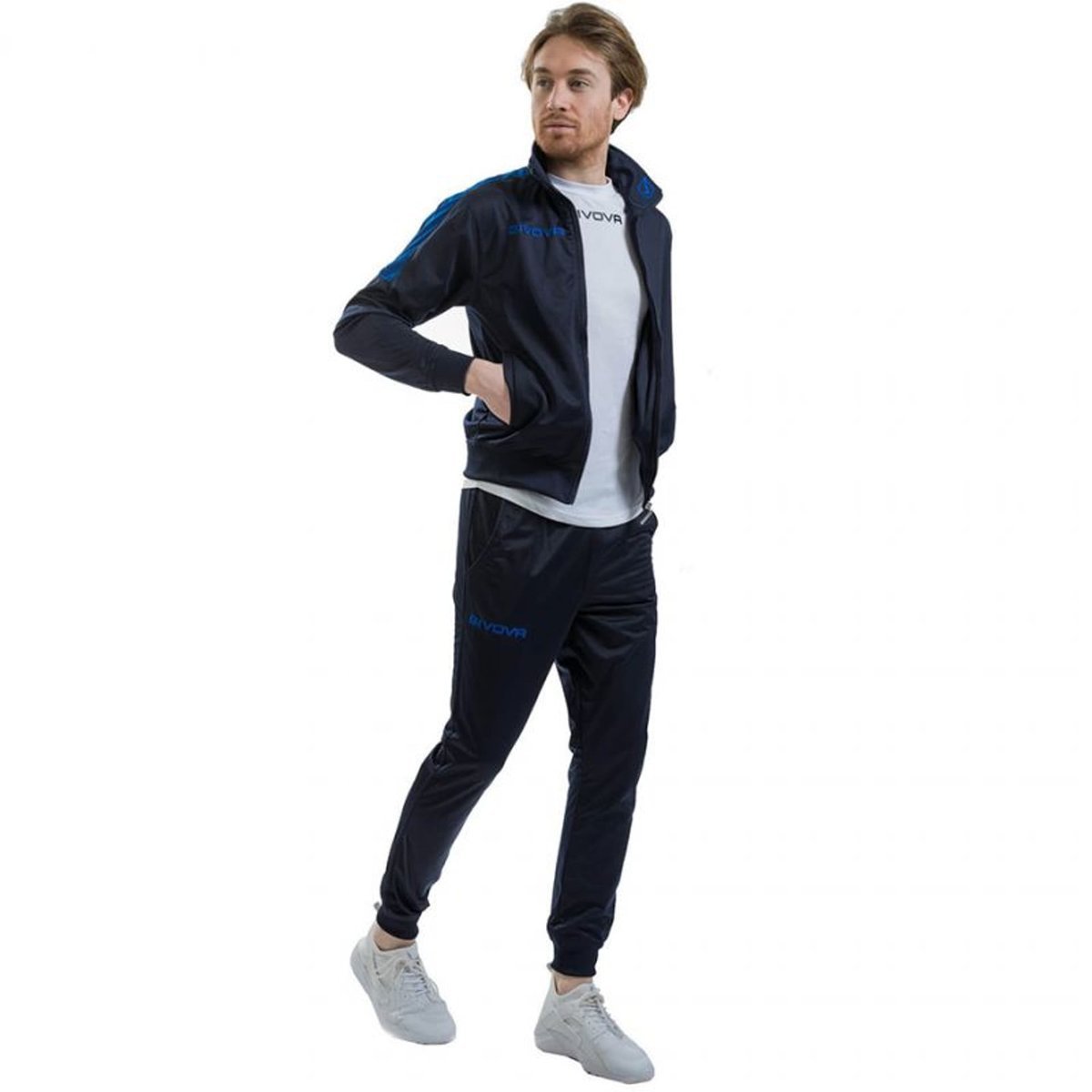 Dres Givova Tuta Revolution granatowo-niebieski TR033 0402-L