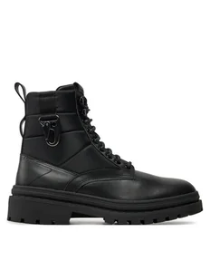 Boss Trapery Nebular 50529188 Czarny - Botki męskie - miniaturka - grafika 1