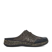 Klapki i japonki damskie - Klapki Rieker CEO-46376-14 Granatowy - miniaturka - grafika 1