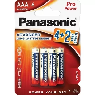 Panasonic AAA Pro Power 6 szt - Ładowarki i akumulatory - miniaturka - grafika 1