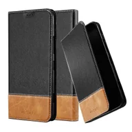 Etui i futerały do telefonów - Pokrowiec Cadorabo na telefon komórkowy Nokia Lumia 1320 w kolorze CZARNY BRĄZ z zapięciem magnetycznym, funkcją podstawki i kieszenią na karty Etui Etui ochronne Etui z klapką w stylu książki - miniaturka - grafika 1