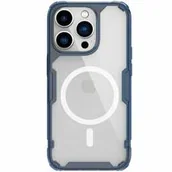 Etui i futerały do telefonów - Nillkin Nature Pro Magnetic Case etui iPhone 14 Pro Max magnetyczny pokrowiec MagSafe niebieski - miniaturka - grafika 1