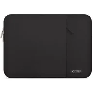 Torby na laptopy - Etui na laptopa TECH-PROTECT Sleevy 13-14 cali Czarny SLEEVY LAPTOP 13-14 BLACK - miniaturka - grafika 1