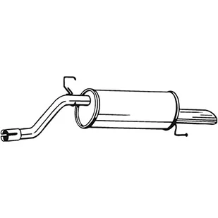 BOSAL Tłumik końcowy 185-313 - Tłumiki - miniaturka - grafika 1