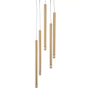 Sigma Sopel Laser lampa wisząca 5-punktowa złota 33230 33230 - Lampy sufitowe - miniaturka - grafika 5