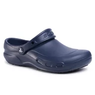 Klapki i japonki damskie - Crocs Klapki Bistro 10075 Navy - miniaturka - grafika 1