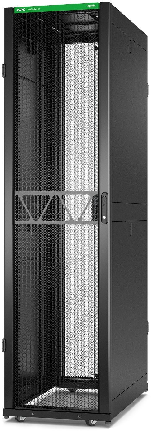 APC NetShelter SX Gen 2 - Schrank Netzwerkschrank - 2258 H x 600 B x 1070 T mm, mit Seiten - bodenstehend - Schwarz - 48U - 48.3 cm 19