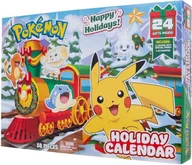Pozostałe akcesoria świąteczne - Jazwares Kalendarz adwentowy Pokémon 2024 Kalendarz świąteczny z figurkami bitewnymi - miniaturka - grafika 1