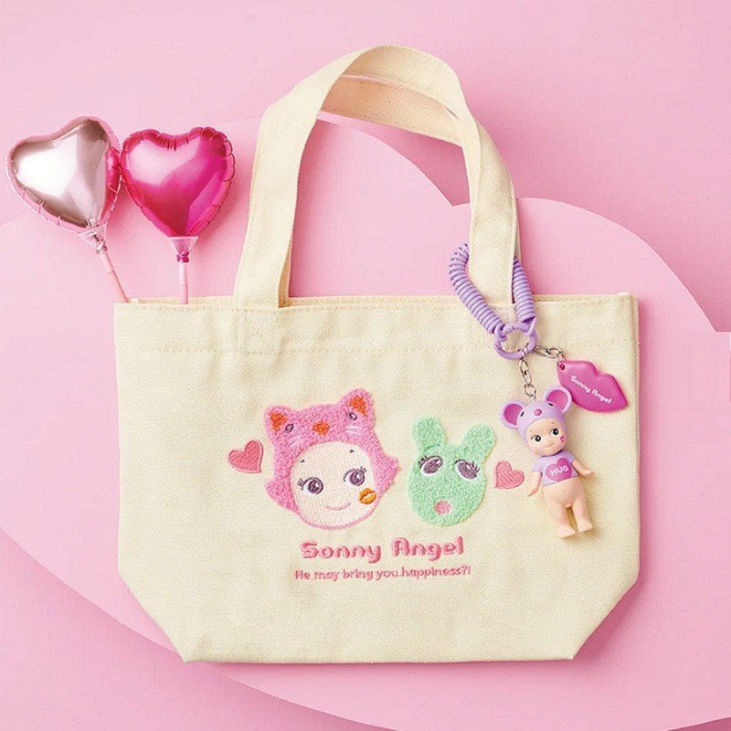 Sonny Angel - Płócienna torba z haftem Tote Bag - KISS KISS