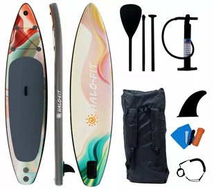 Deska SUP pompowana 335cm do plywania Halo-Fit SUP11 Rose + akcesoria - Deski SUP i akcesoria - miniaturka - grafika 1